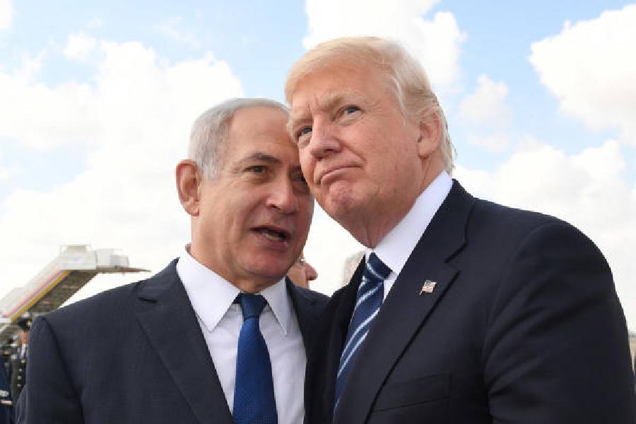 Benjamin Netanyahu and Donald Trump