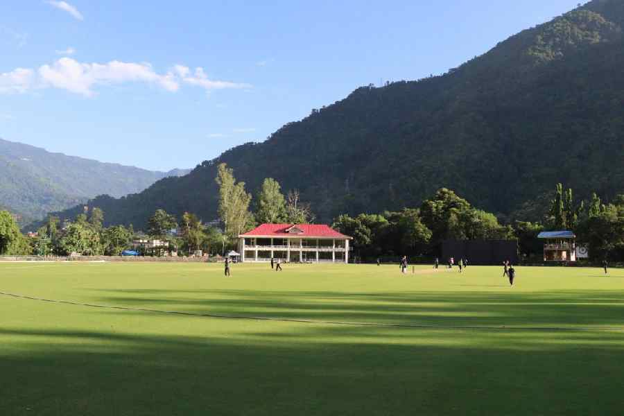 The Sikkim cricket ground in Rangpo