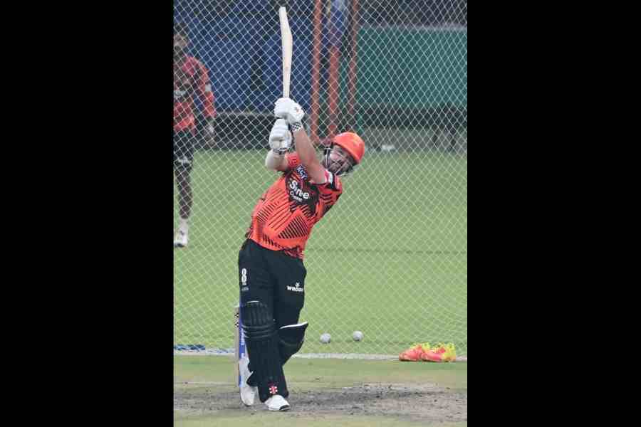 Sunrisers Hyderabad’s Travis Head on Wednesday.