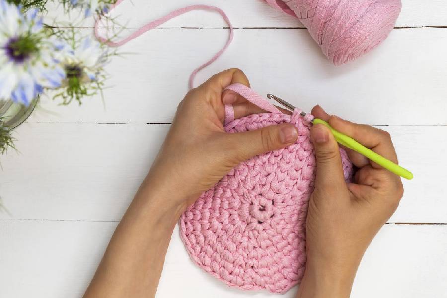 Crochet-making