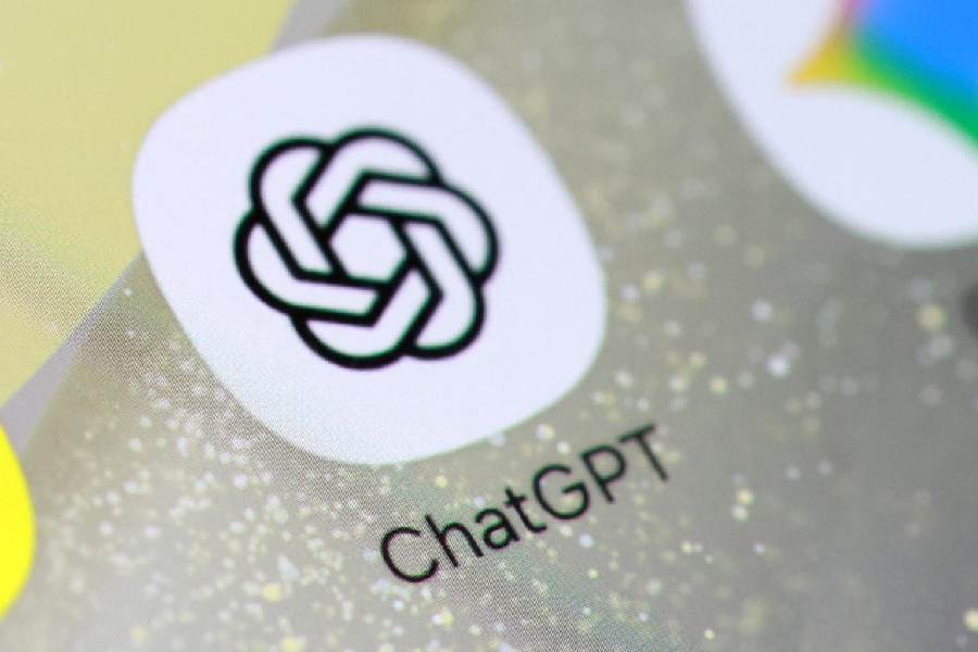 The ChatGPT app icon on a smartphone in this illustration taken October 27, 2025.