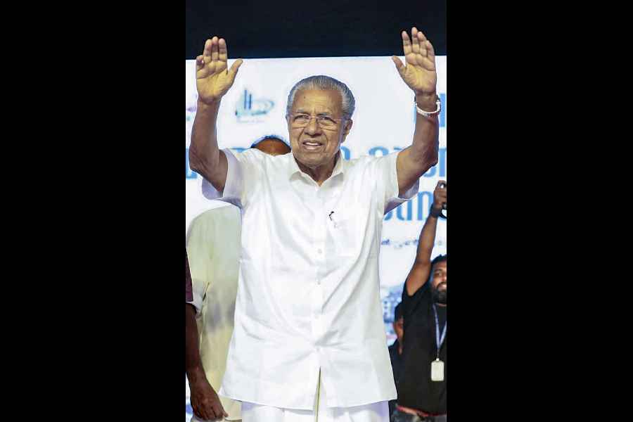 Pinarayi Vijayan. 