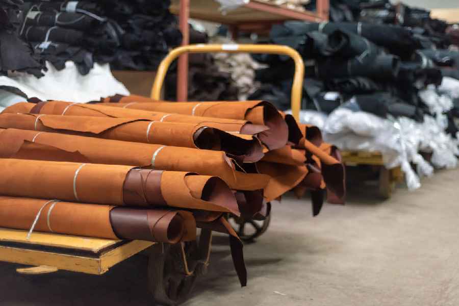 India leather exports