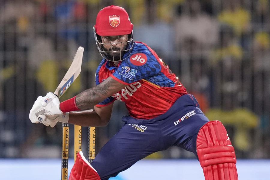 Punjab Kings' captain Shreyas Iyer plays a shot during an Indian Premier League (IPL) 2026 T20 cricket match between Chennai Super Kings and Punjab Kings, in Chennai, Tamil Nadu, Friday, April 3, 2026.