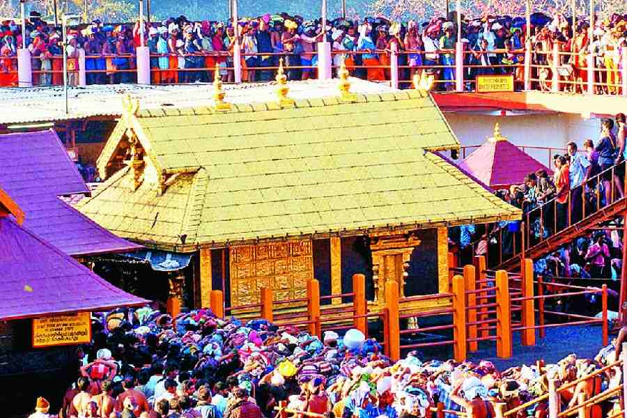 The Sabarimala temple