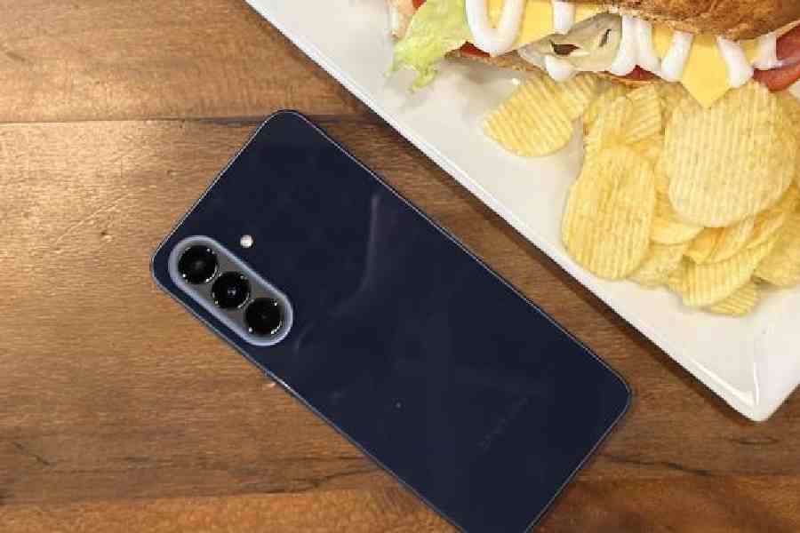 Samsung Galaxy A57 5G comes with a snazzy set of cameras and plenty of AI features... and with up to six OS upgrades and six years of security updates. Pictures: Mathures Paul