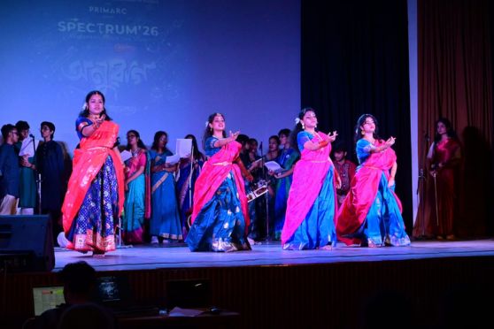 The event concluded with prize distribution, heartfelt interactions, and the closing song “Bondhu Chol,” which captured the emotions of togetherness and farewell. Students, faculty, and alumni alike praised the event for its flawless execution and vibrant energy. Spectrum 2026 stood out as more than just an event—it became a shared experience that celebrated creativity, collaboration, and community. As one of the student organisers aptly described, the day was not just successful but “alive, sensational, and beautiful,” leaving behind lasting memories for everyone involved.