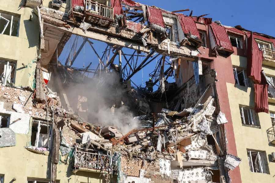 Russian drone strike