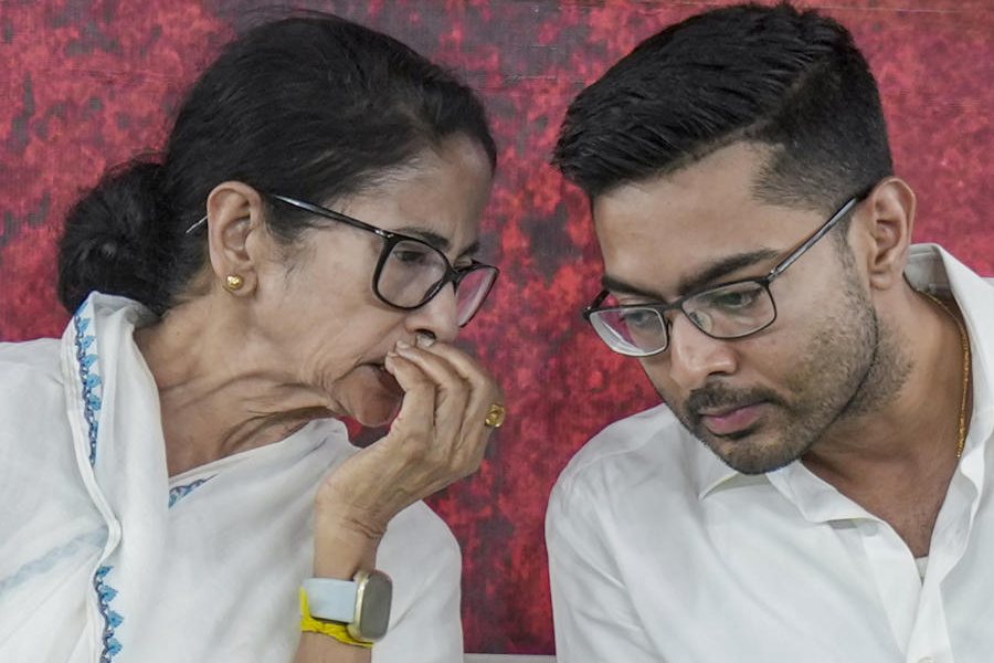 Mamata Banerjee and Abhishek Banerjee