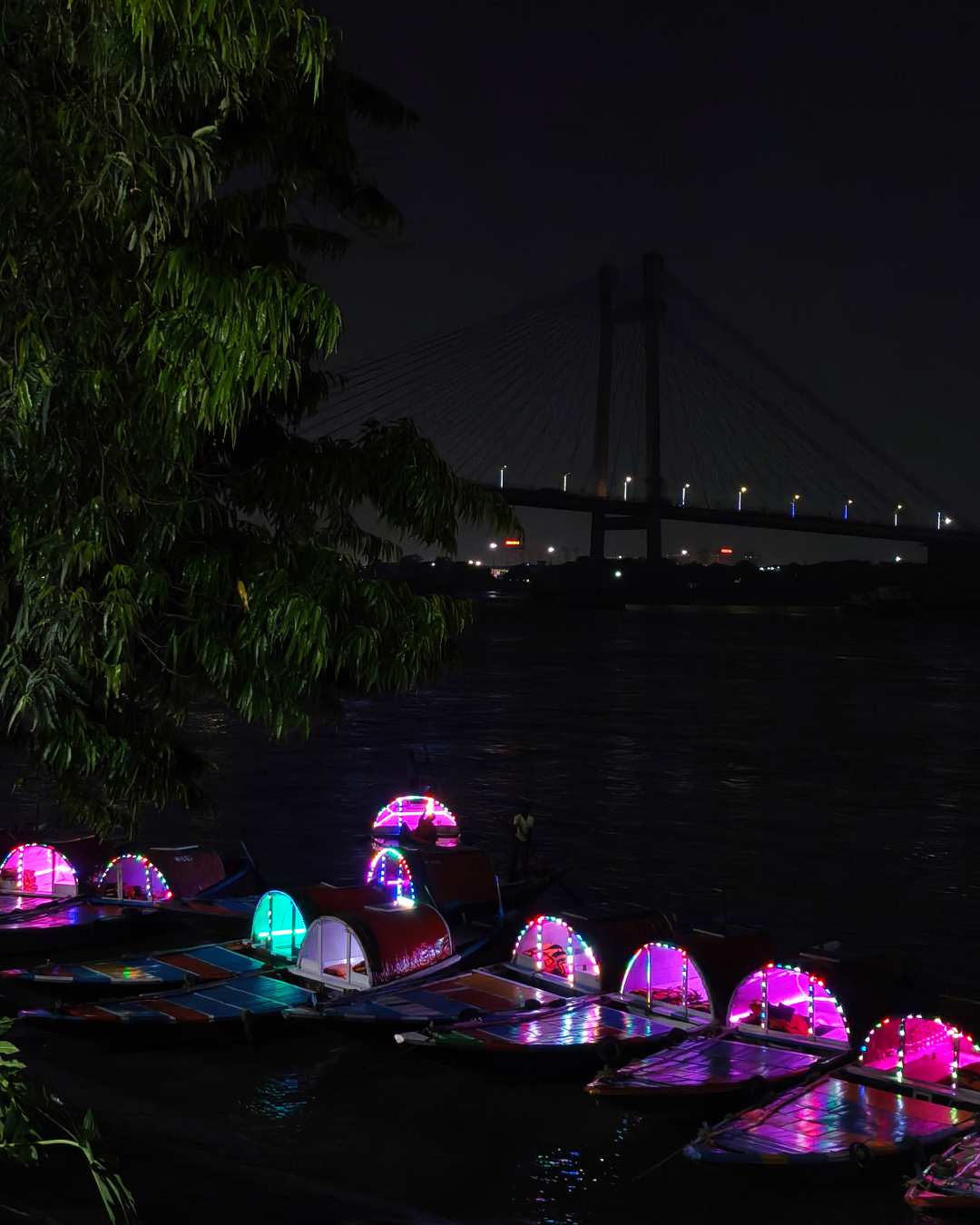 As per regulations, at least one rower needs to be around his boat at Prinsep Ghat 24 hours a day 