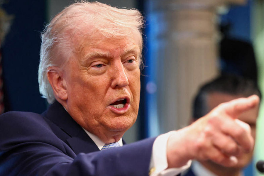 Demonstrators protest against military action in Iran after U.S. President Donald Trump said that he had agreed to a two-week ceasefire, outside the White House