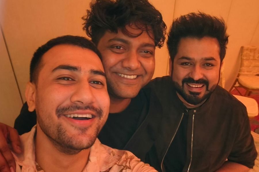 Sayantan Guha with Aditya Dhar