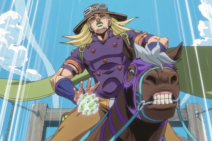 Still from ‘JoJo’s Bizarre Adventure: Steel Ball Run’