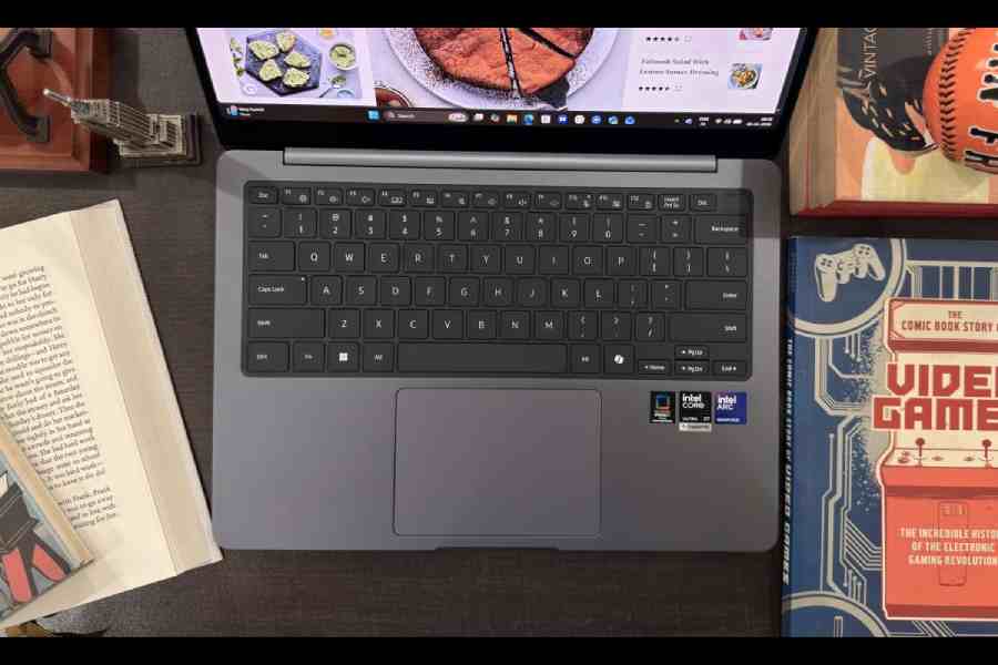 The keyboard sits dead centre, providing a more natural feeling typing position. It looks neater than before.