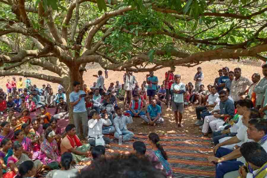 BJD delegation meets locals in Kantamala village on Thursday