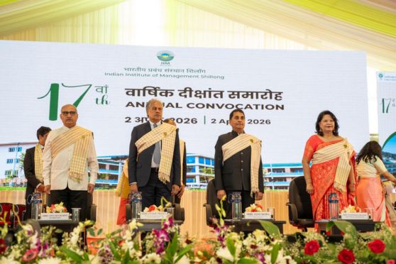 Presenting the institute’s annual report, Naliniprava Tripathy highlighted key achievements during the academic year 2025–26. These included the signing of seven new international MoUs, taking the total collaborations to 37, progress toward AACSB and EQUIS accreditations, and the institute’s debut in the QS Global Rankings. She also noted the launch of the five-year Integrated Programme in Management (IPM) aligned with NEP 2020 and announced plans to host the 11th Pan-IIM World Management Conference in 2026. The convocation concluded with a formal pledge led by Rohit Joshi, where graduates reaffirmed their commitment to ethical leadership, professional excellence, and societal contribution.