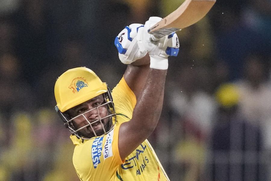 Samson struck four sixes and 15 fours during his blistering knock, stitching key partnerships, 62 with Ruturaj Gaikwad (15), 113 with Ayush Mhatre (59) and unbroken 37 with Shivam Dube (20)