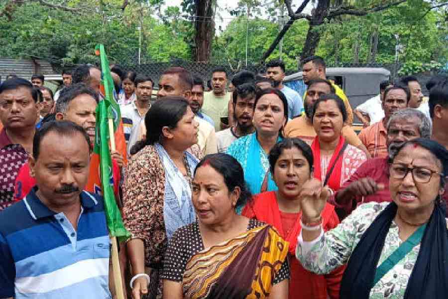 Bomb attack BJP panchayat member Maheswar Barman