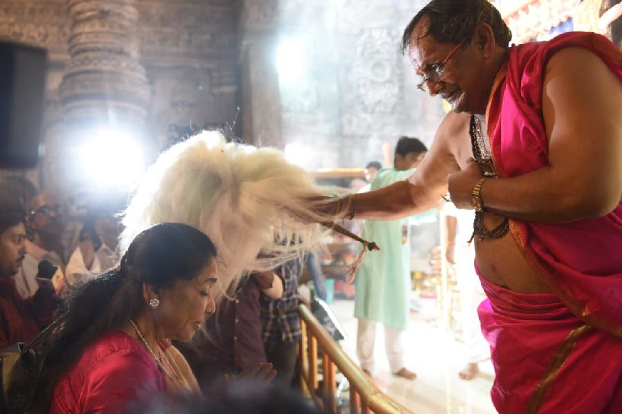 Asha Bhosle in Kolkata