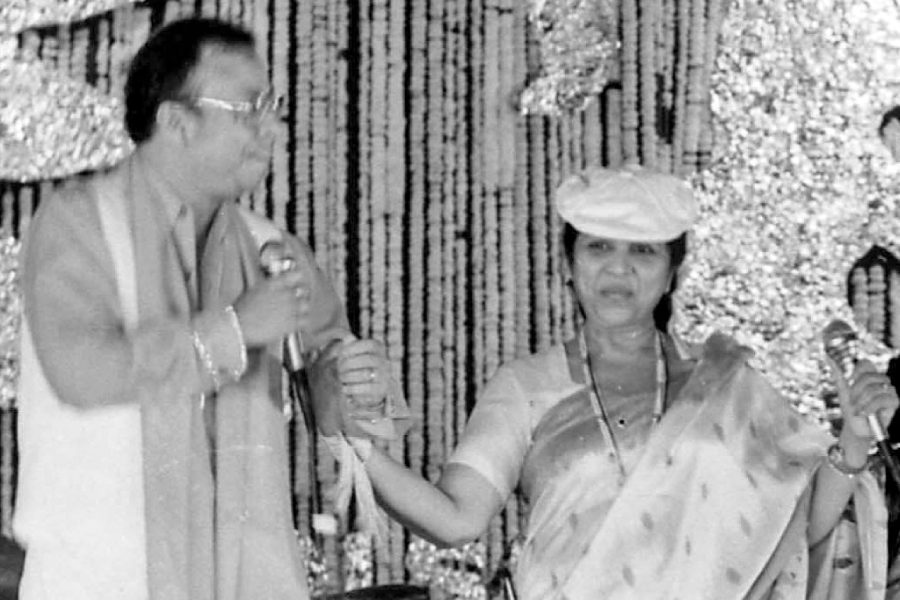 Asha Bhosle with R.D. Burman