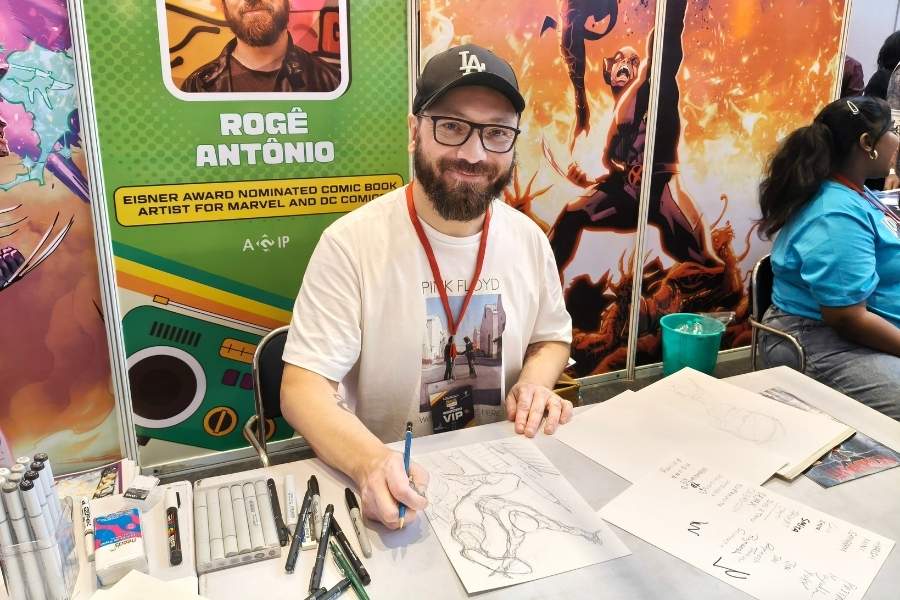 Roge Antonio at Kolkata Comic Con