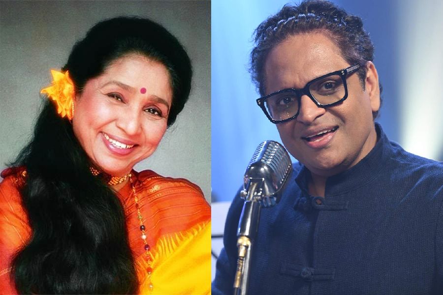 Asha Bhosle; Shamir Tandon