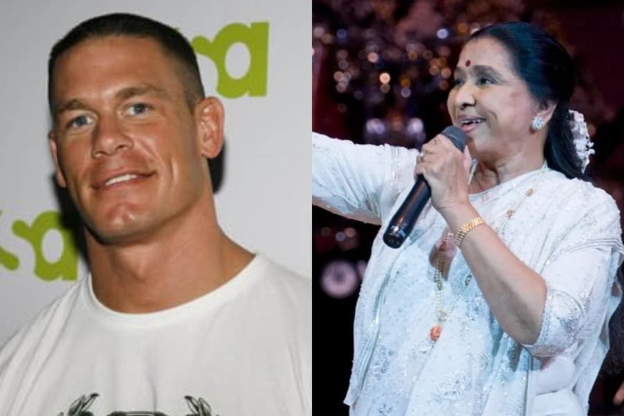 John Cena; Asha Bhosle