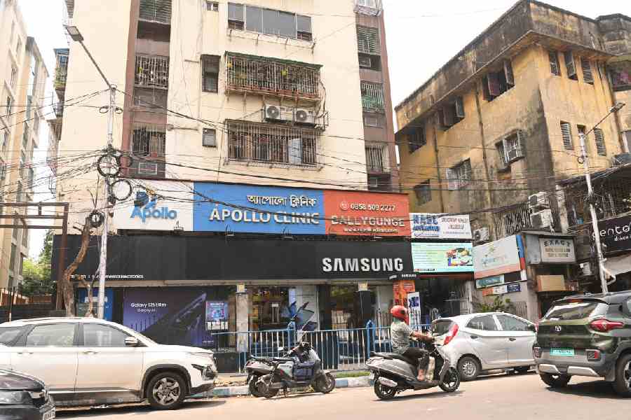 The Apollo Clinic in Ballygunge Phari.  Picture by Bishwarup Dutta