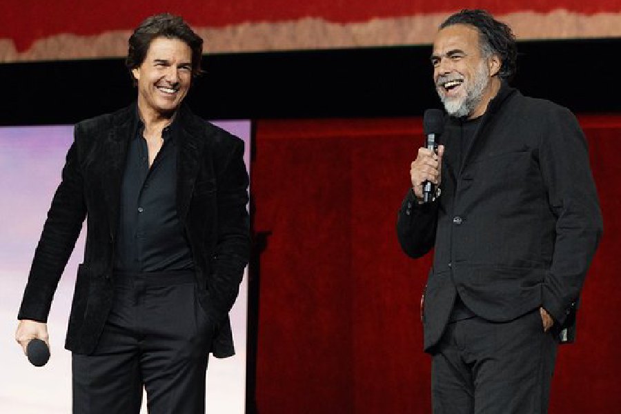 Tom Cruise and Alejandro Inarritu at CinemaCon 2026