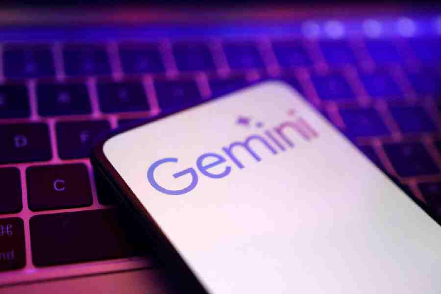 Gemini logo on a mobile screen