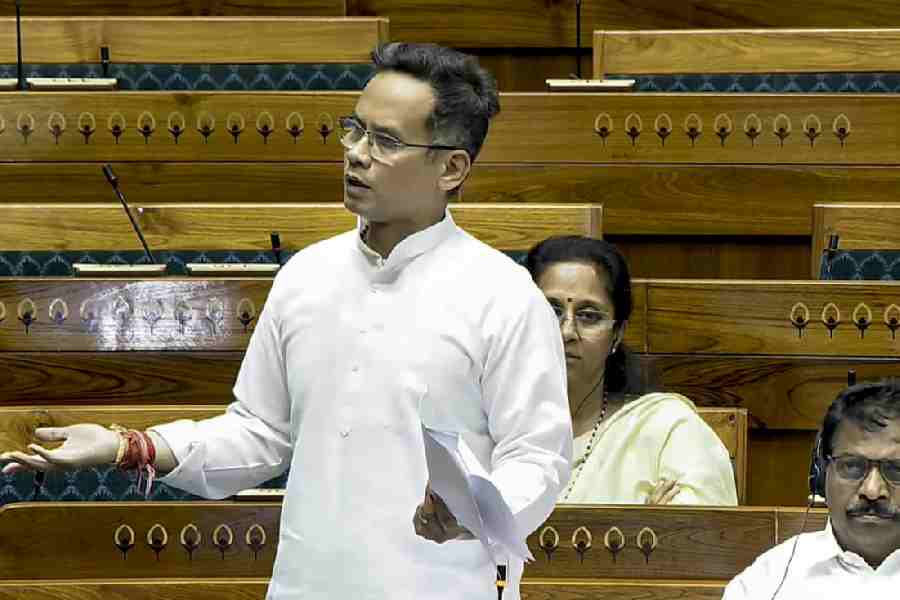 AIMIM MP Asaduddin Owaisi speaks in the Lok Sabha during the Special session of Parliament, in New Delhi, Thursday, April 16, 2026.
