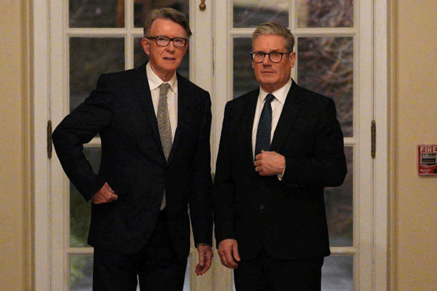 Keir Starmer and Peter Mandelson