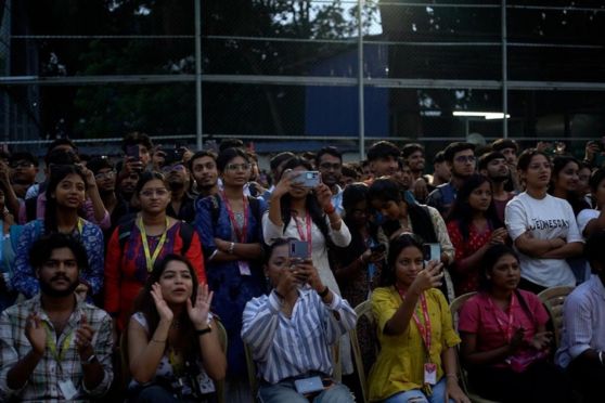 The campus witnessed enthusiastic participation and lively engagement throughout the three days, as students delivered performances across genres, reflecting originality and artistic flair. Faculty members and peers gathered in large numbers to support the participants, creating an energetic and inclusive atmosphere.