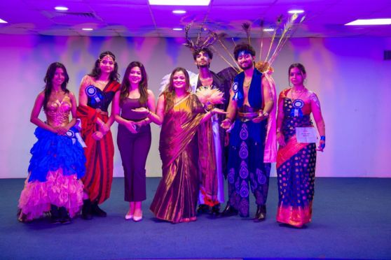 The event was further elevated by the presence of eminent personalities from the cultural sphere, including Arpan Chakraborty, Sukanta Chattopadhayay, and Piyali Das, who served as judges. Their expert evaluation and constructive feedback added depth to the performances and encouraged participants to strive for excellence. Adding to the glamour and inspiration, the programme was graced by Urmi Chowdhury, along with Tollywood actresses Anasua Mukhopadhayay and Payel Mukherjee. Their presence not only enhanced the event’s appeal but also motivated students to deliver high-quality performances.