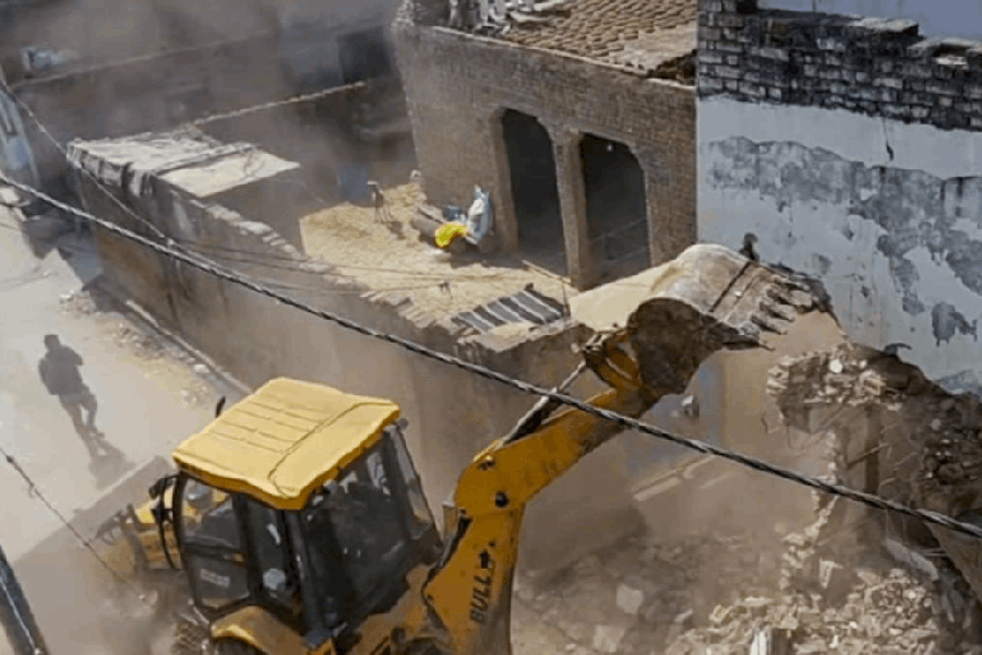 bulldozer operation