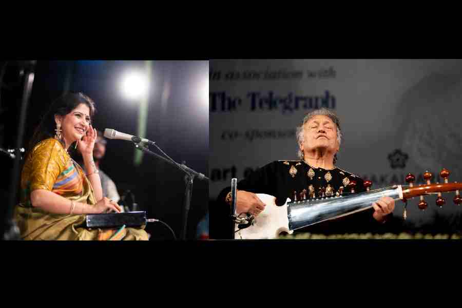 Kaushiki Chakraborty and Ustad Amjad Ali Khan