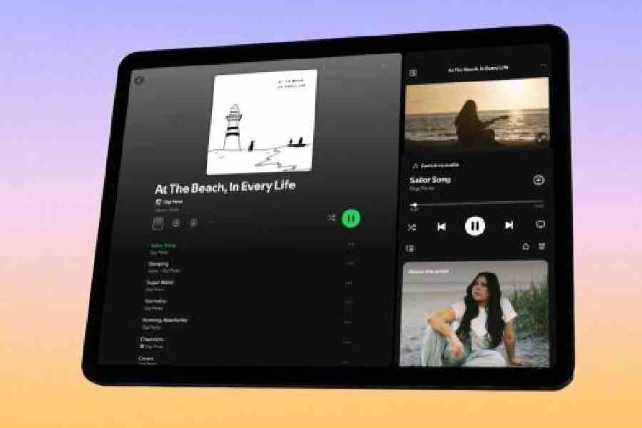 Spotify has revamped its tablet interface — for both Android tablets and iPads.  Picture: Spotify