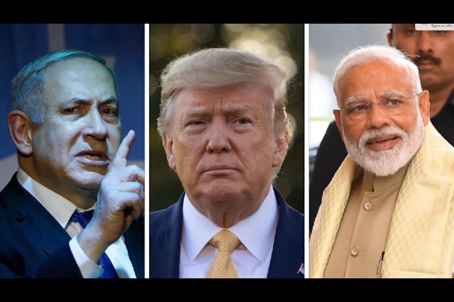Narendra Modi, Donald Trump, Benjamin Netanyahu