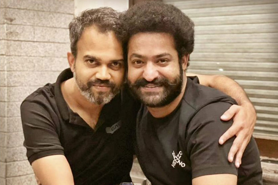 Jr NTR (right) with Prashanth Neel (left)