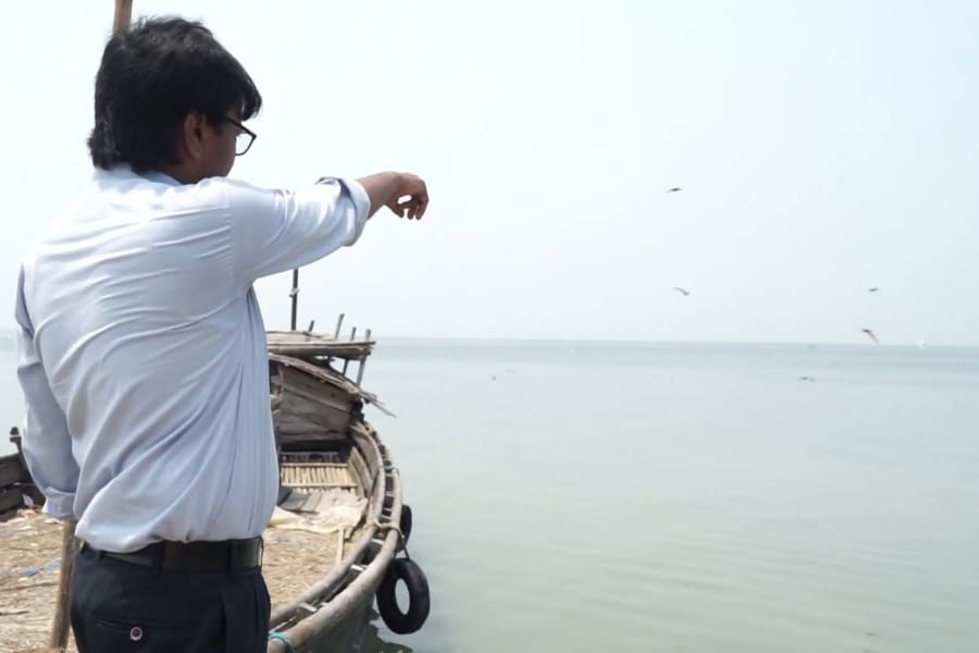 “The river has been eating land since before I was born,” Islam said.