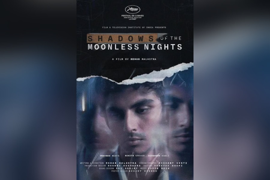 A poster of 'Shadows of the Moonless Nights'