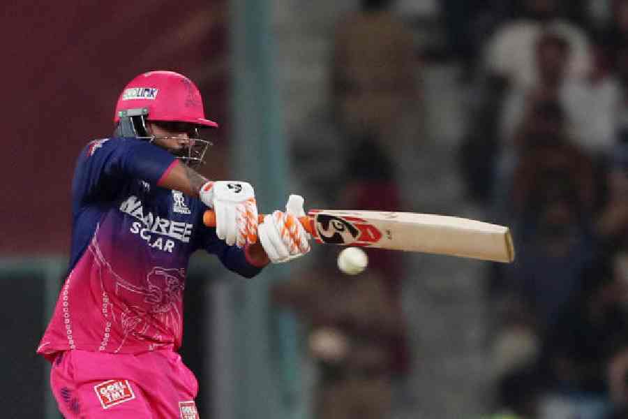 Ravindra Jadeja during his match-winning performance for Rajasthan Royals in Lucknow on Wednesday.