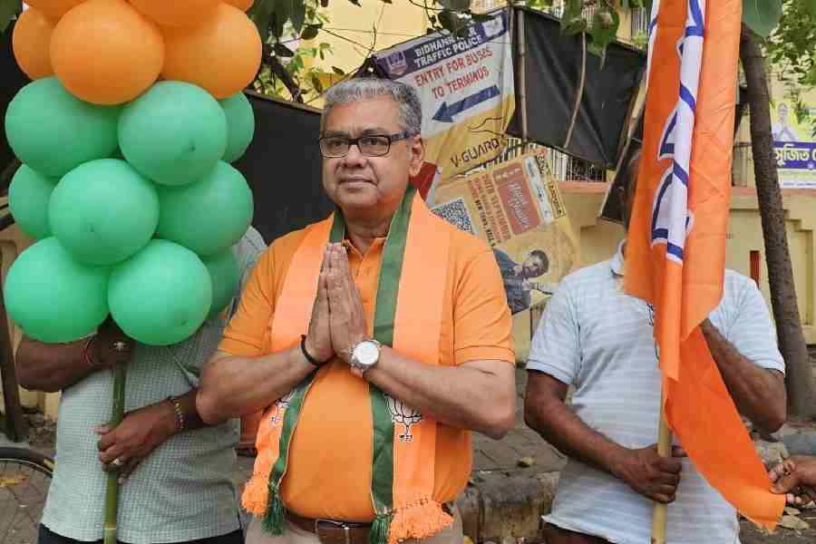 Sharadwat Mukhopadhyay, the BJP candidate in Bidhannagar.