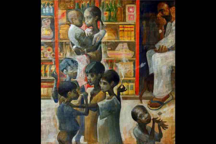 Ranjitsinh Gaekwad’s Street Urchins art