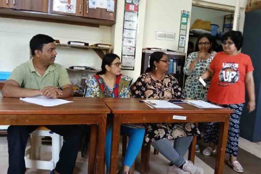 A simulation of the voting exercise at Autism Society West Bengal