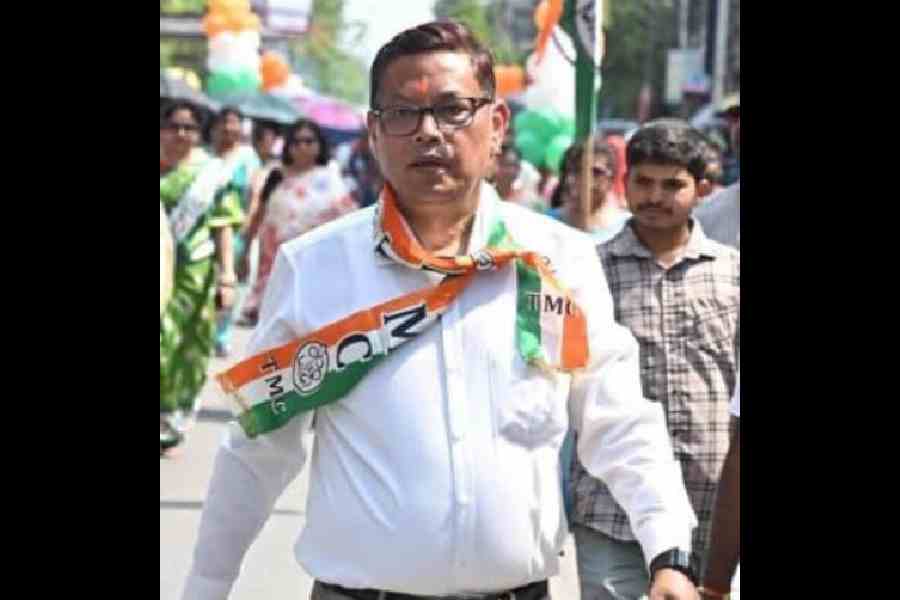 Krishna Das, the Trinamool candidate from the Jalpaiguri Assembly seat