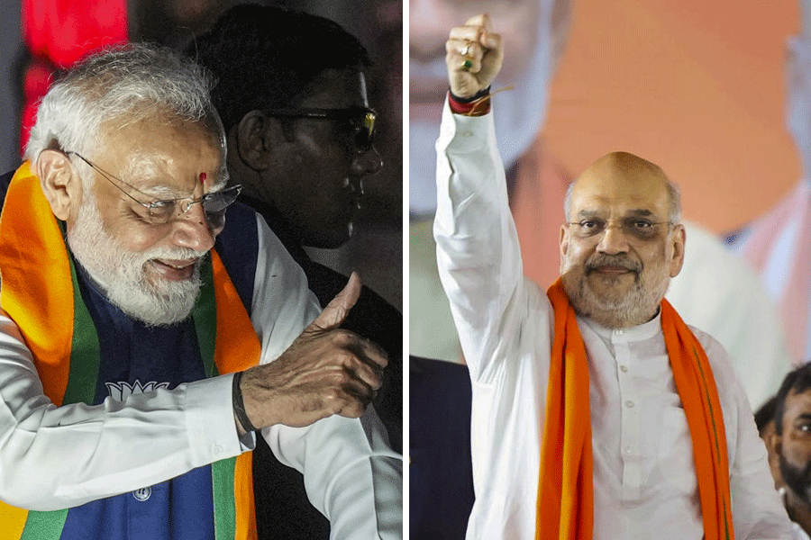 Prime Minister Narendra Modi and Union home minister Amit Shah.