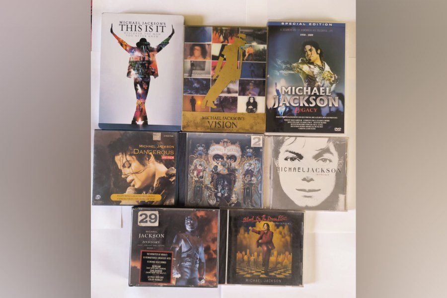 Some of the albums I collected with my father as a child.