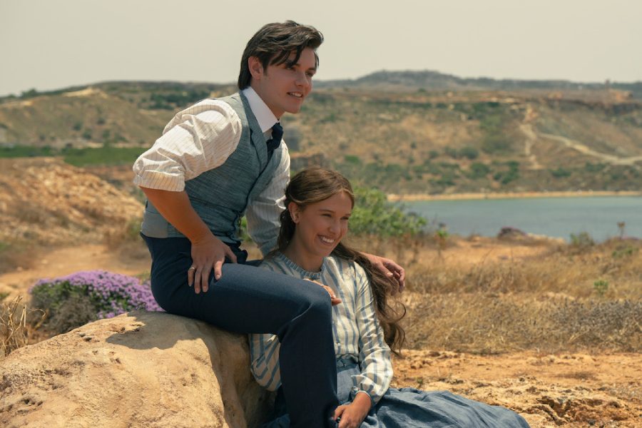 Millie Bobby Brown and Louis Partridge in \\\'Enola 3\\\'