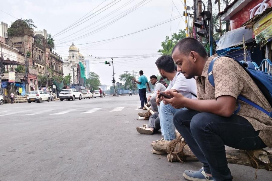 With their votes cast early, many residents appeared to have claimed the rest of the day as a break.